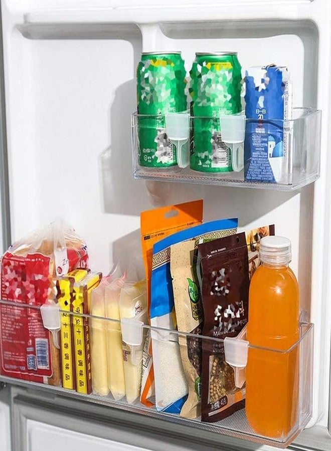 Garth Shelf Dividers - Plastic Storage Basket Partitions, Portable Organizer Bin Clips, Space-Saving Drawer Separators for Fridge Storage Container Divide, Creative Bottle&Can Organization (Set Of 10) - Image 5